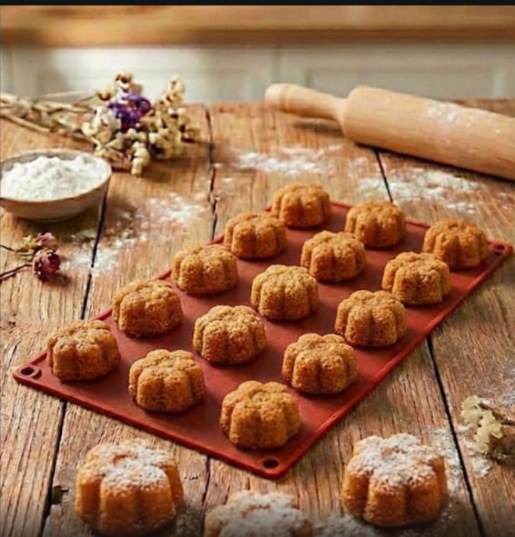 Moule en Silicone 15 Fleurs – Douceur Florale & Pâtisserie (x15) (3.5cm)