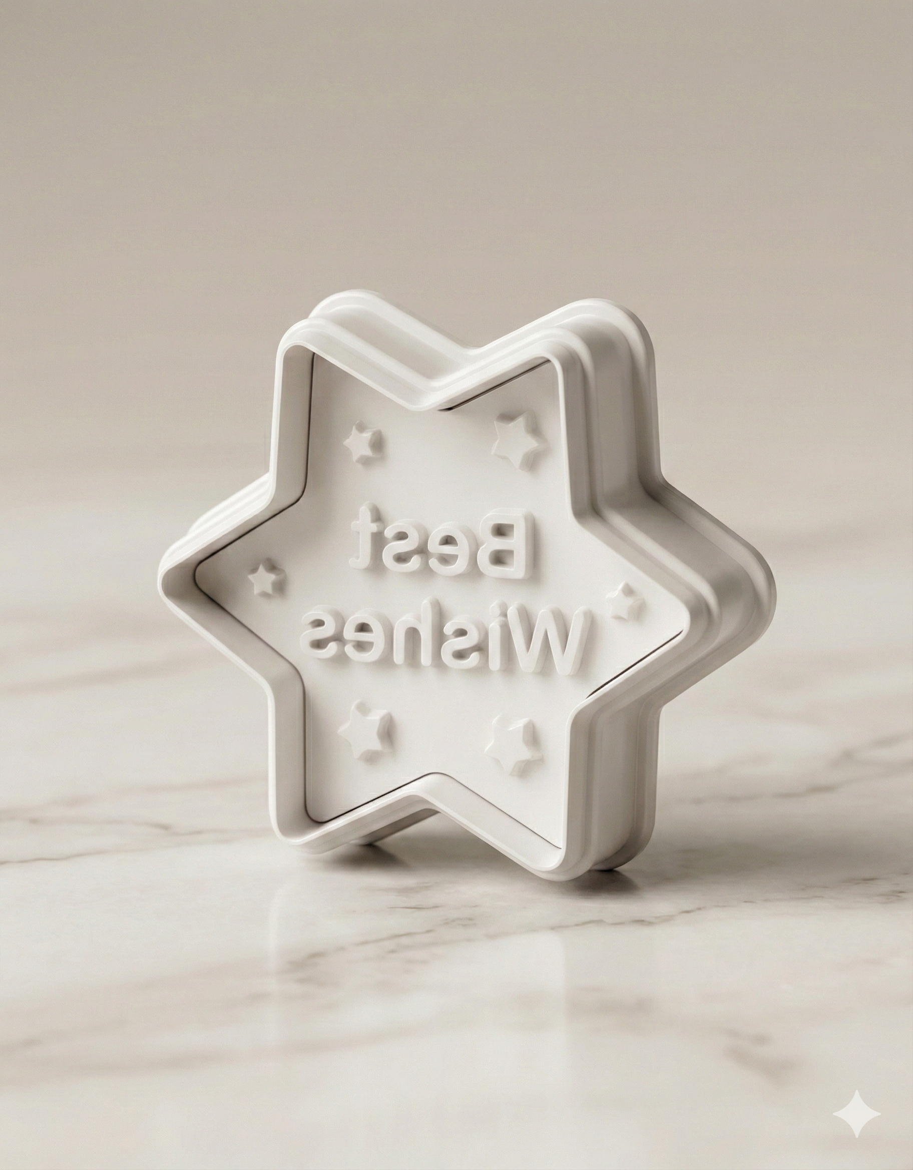 Lot de 4 Emporte-pièces à Piston – Thème "Amour & Romantisme"